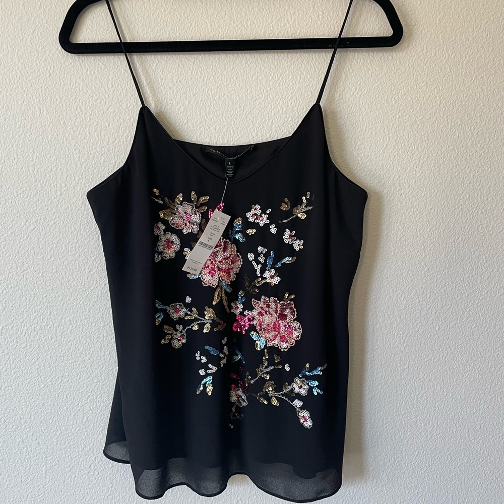 Beautiful sequins details top